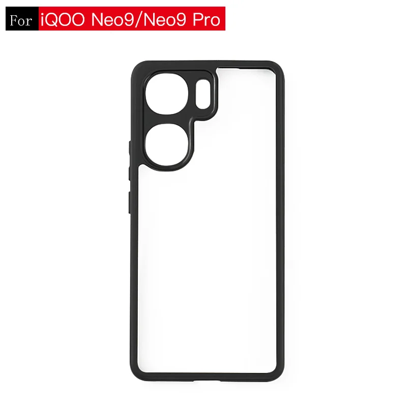 Transparent Case For Vivo iQOO Neo 9S Pro Case Bumper Soft TPU Full Back Cover Vivo iQOO Neo9S Pro Case For Vivo iQOO Neo 9S Pro