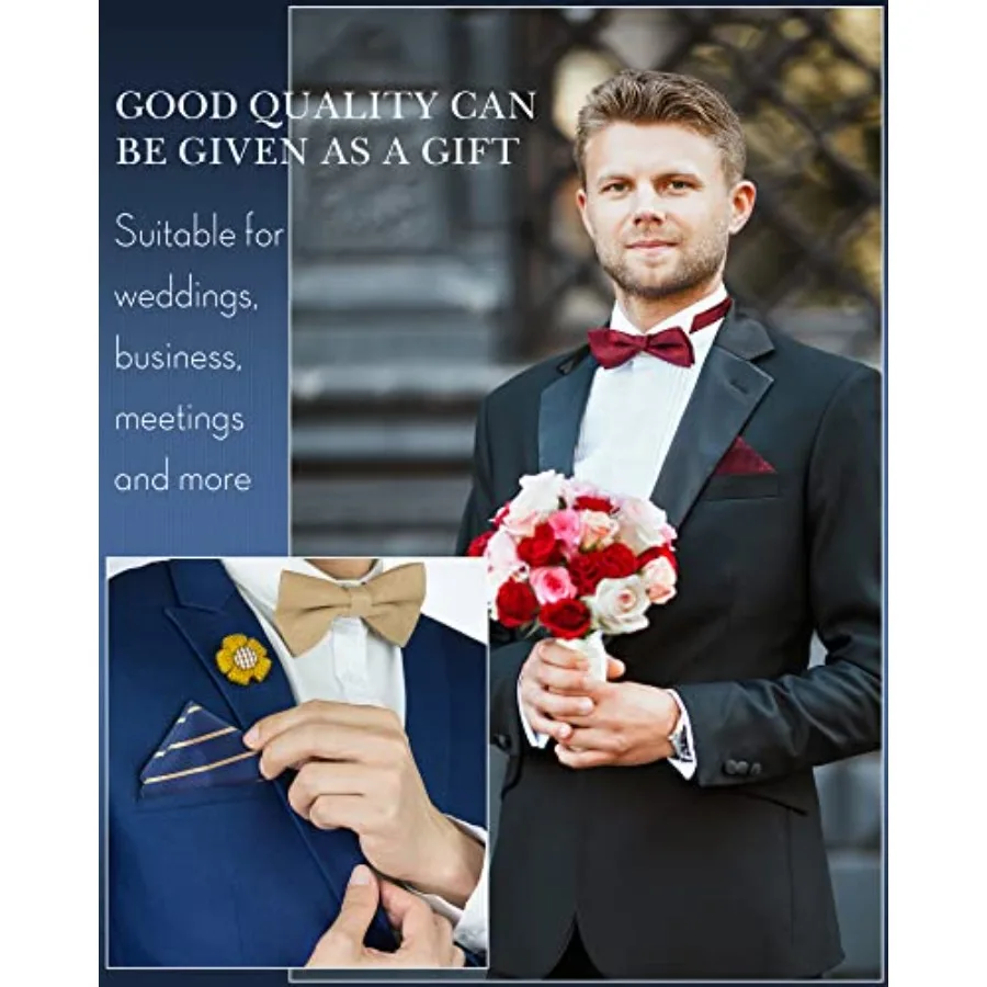 72 pezzi di fazzoletti da taschino da uomo con colori assortiti Set di fazzoletti di seta 9,06 x 9,06 pollici Accessori moda eleganti per matrimoni