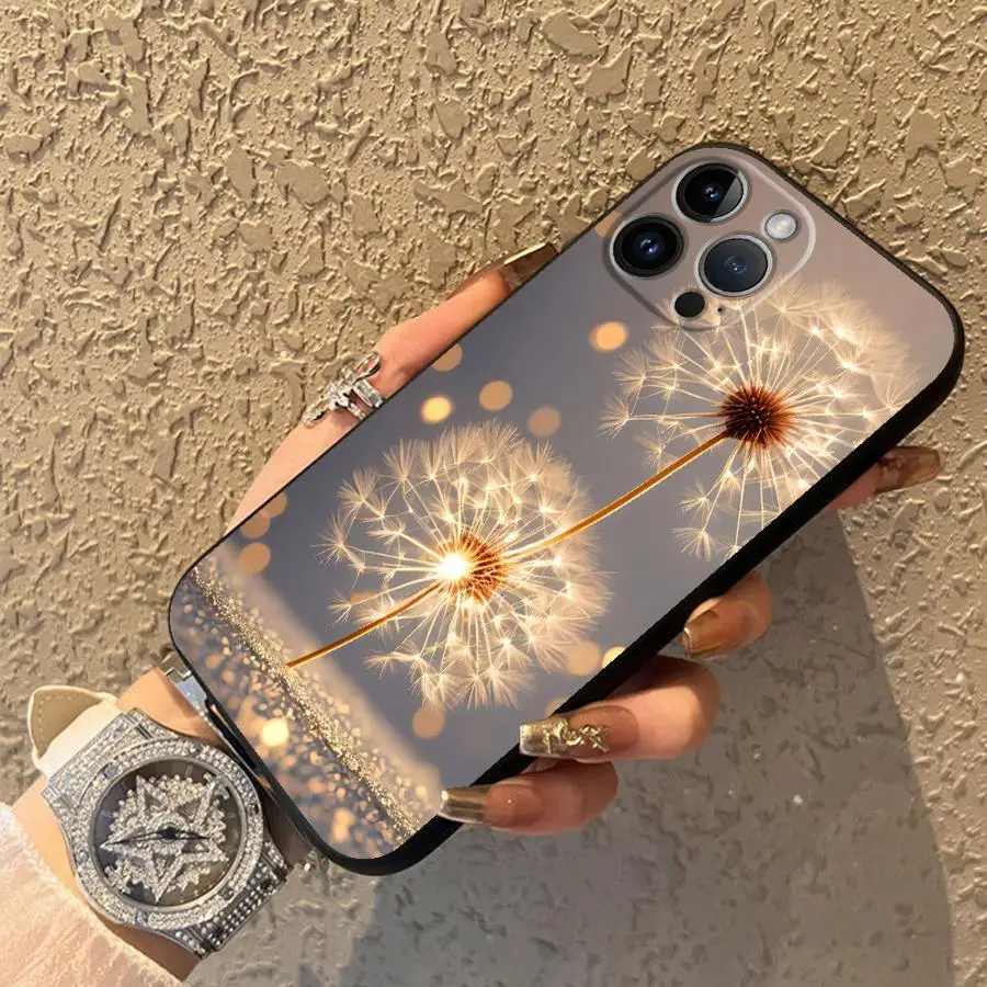 

Funda Phone Cover Case for Apple iPhone 17 Pro Max Air 15 Pro 7 8 13 11 XR XS MAX 16 14 12 Beautiful Dandelion