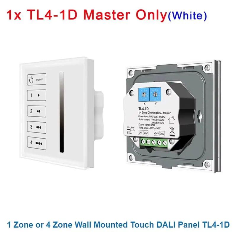 Y50A-Touch Panel Dimmer TL4-1D Dimmer Suitable For System Bus Power Supply Single Tone DT6 B