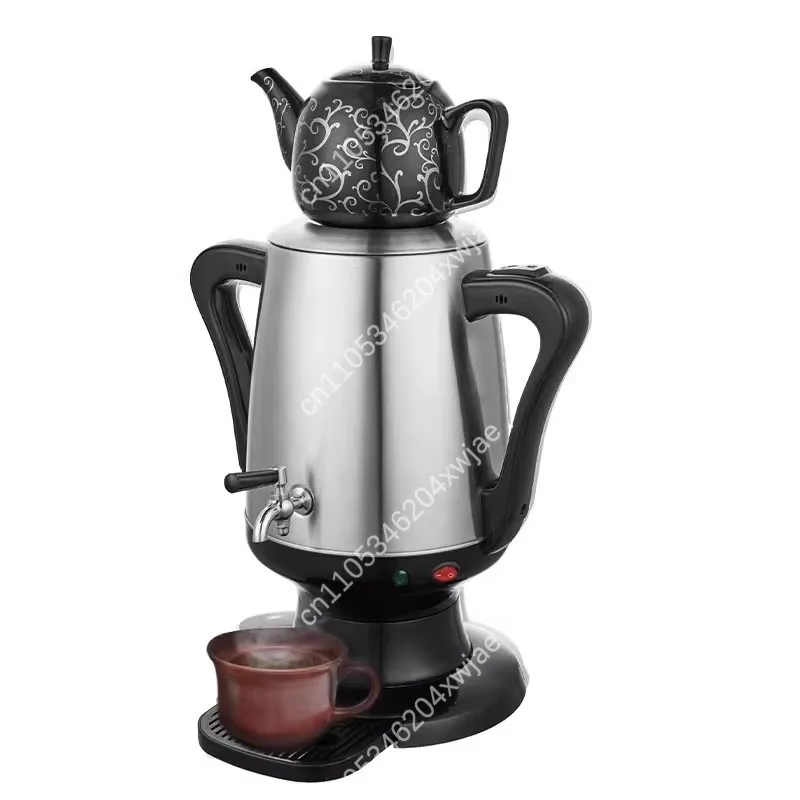 Upgraded Electric Kettle Set Mother Child Kettle Stainless Steel for Brewing Black Tea Double Boiler