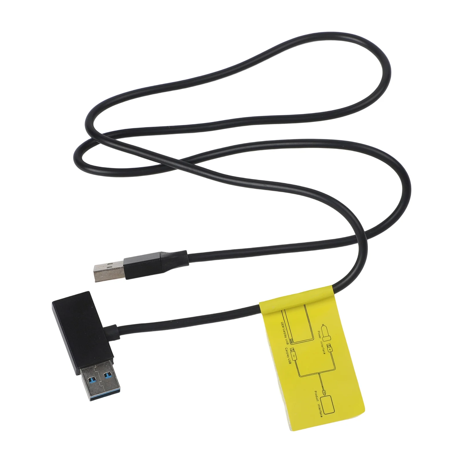 Auto USB Splitter USB Power Data Adapter Y-Kabel für Android Auto für Carplay Adapter Autozubehör