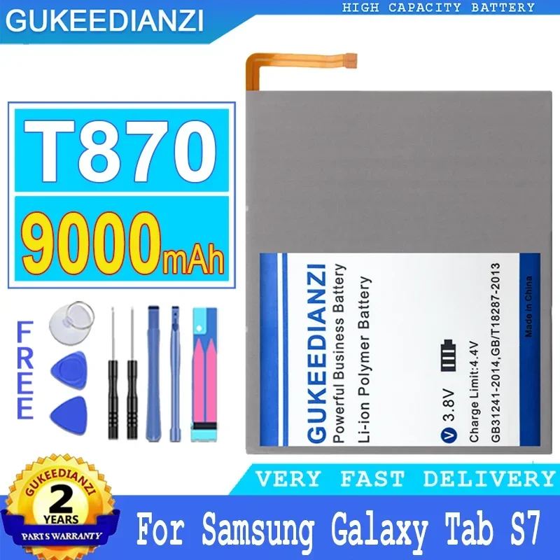 

9000mAh Reliable Battery for Samsung Galaxy Tab S7 11, Model SM-T875