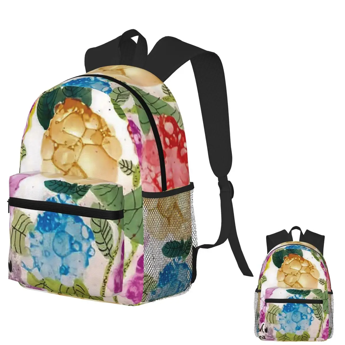 

In Bloom Student Backpack School Bag Hiking Travel Daypack for Boys Girls Fashion Bookbag Shoulder Bags