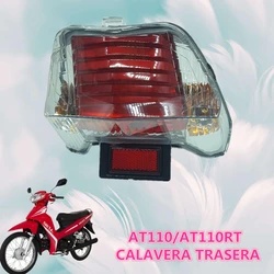 Suitable for motorcycle Italika At110 / At110 Roja/X110 / Xt110 tail light assembly, brake light