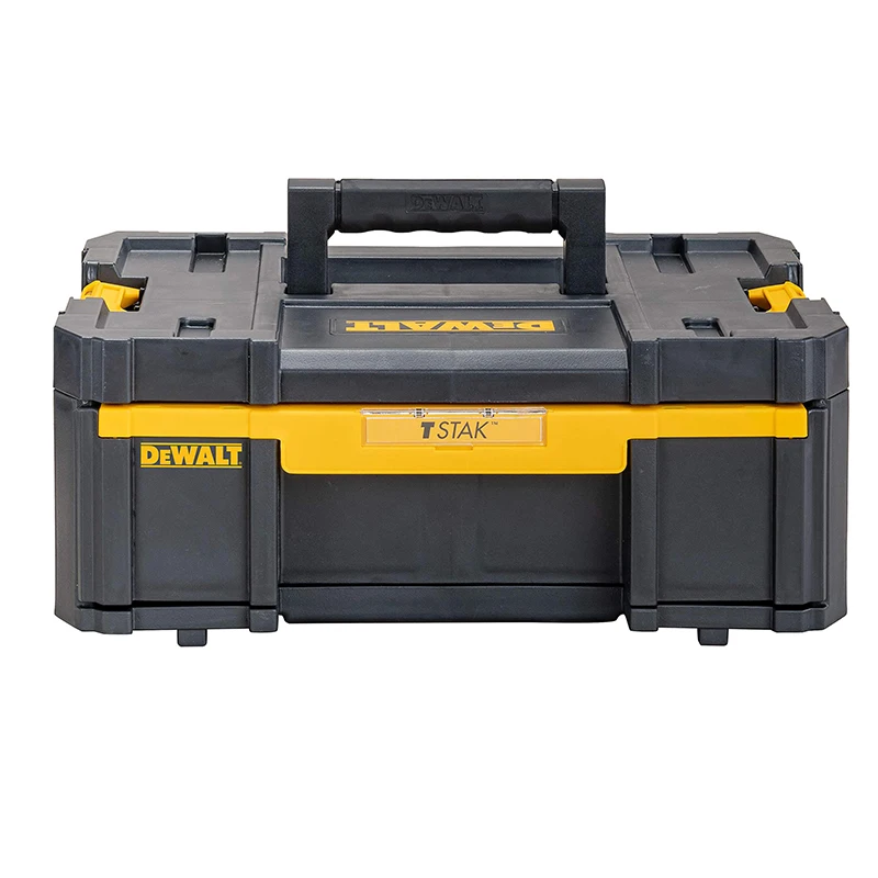 DEWALT DWST1-70705 T-STAK III Tool Storage Box with Drawer  Stackable Portable Hardware Accessories Case Removable Storage Totes