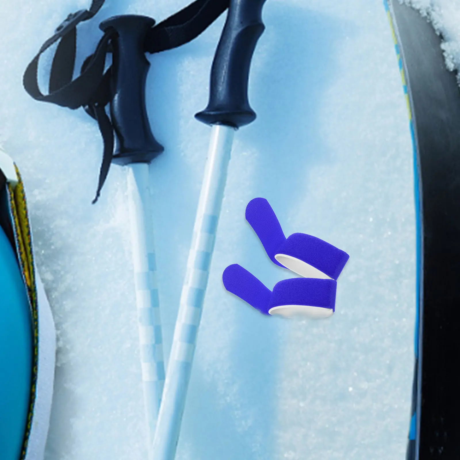 

Комплект из 4 надежных нейлоновых ремней для крепления лыж и сноубордов, обеспечивающих плотную фиксацию, аксессуар для перевозки лыж