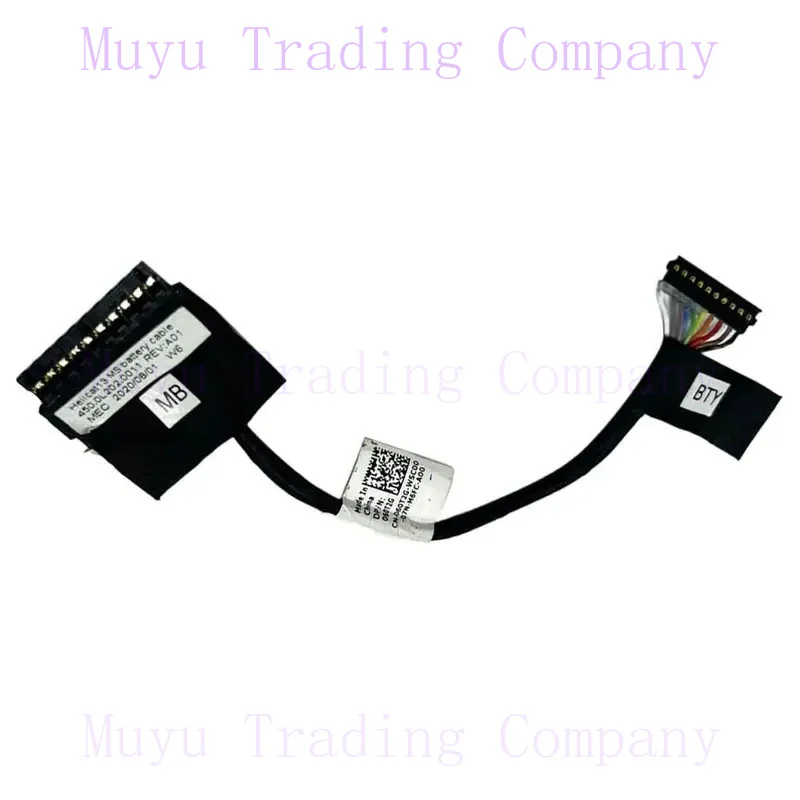 Battery flex cable for Dell Inspiron 7306 2-in-1 laptop battery cable connector line replace 060t2g 450.0l202. 0011