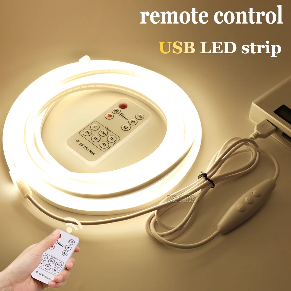 

DC5V USB PIR Motion Sensor Kitchen LED Strip Hand Sweep Waving ON OFF RF Remote Control Flexible neon night light cabinet stripe