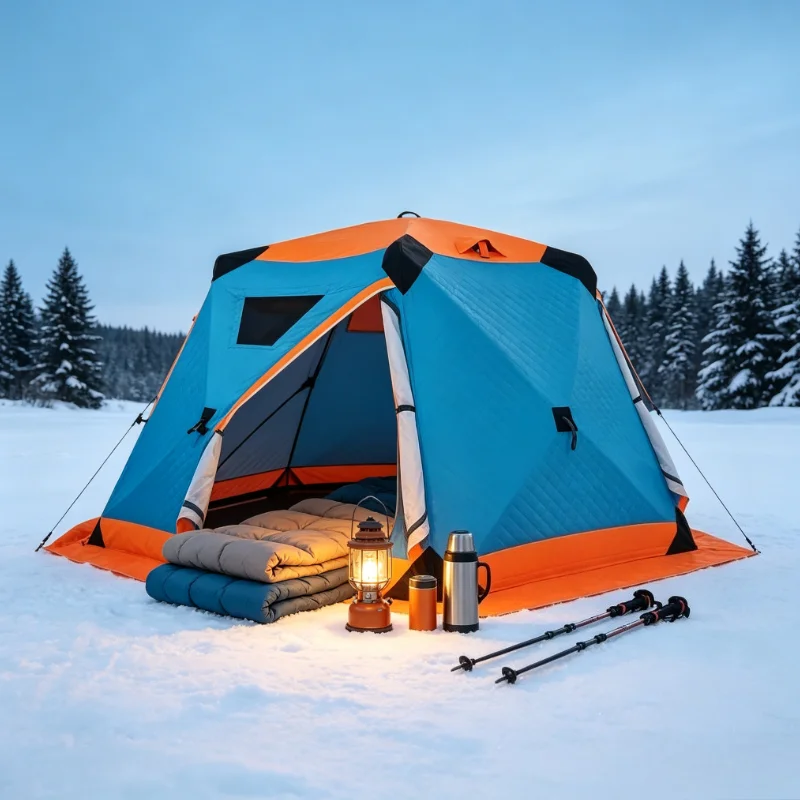 Ice Fishing Inflatable Tent Customized OEM/ODM New Waterproof Outdoor Large Water Camping Inflatable Tent Factory Direct Sales