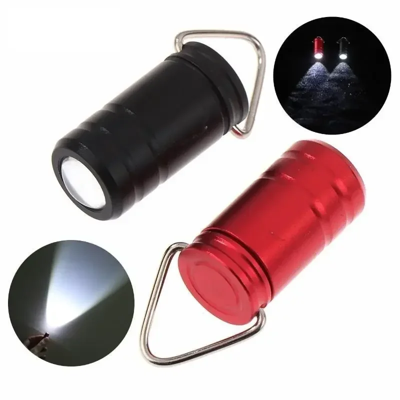 Mini Protable Flashlight Bright Small Keychain Light Long Life Waterproof Key Ring Torch Outdoor  Pocket Emergency Night Light