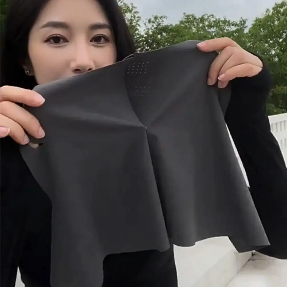 通気性のあるシルクのフェイスマスク,アンチUV日焼け止め,日常使用,薄いフェイスシールド,トレースレスマスク,サイクリング