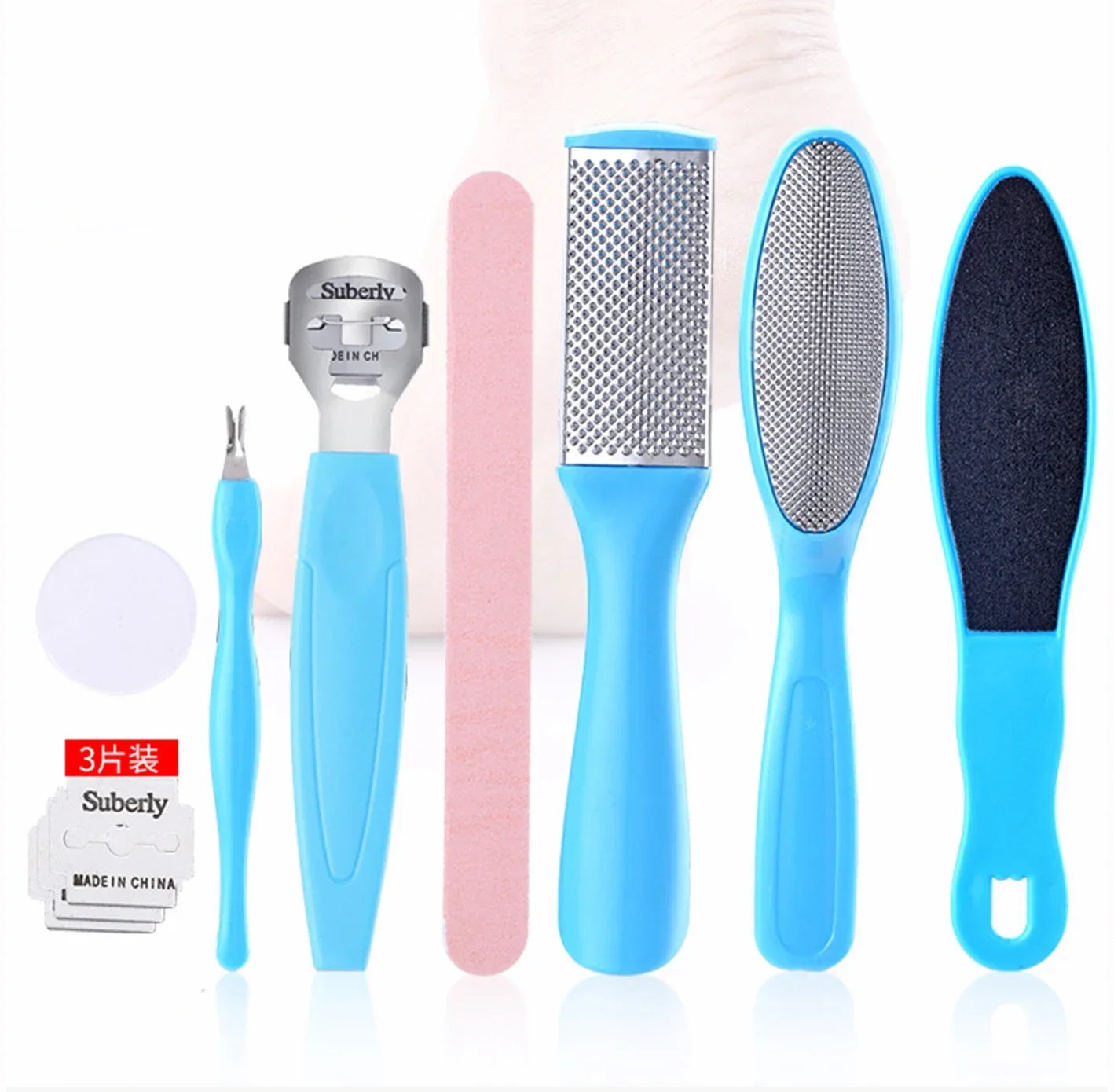 

8 шт./компл., рашпиль для ног, средство для удаления потрескавшихся пяток, отшелушивающая точилка для пяток, удаление омертвевшей кожи, инструмент для ухода за пальцами ног