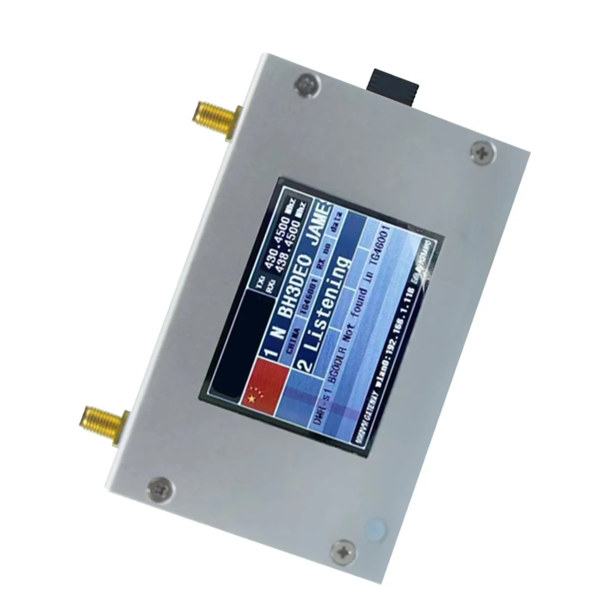 A03R Duplex Hotspot W/ Aluminum Alloy Shell Color Display Screen Supporting for C4FM/DMR/DSTAR P25 with Raspberry Pi1B+