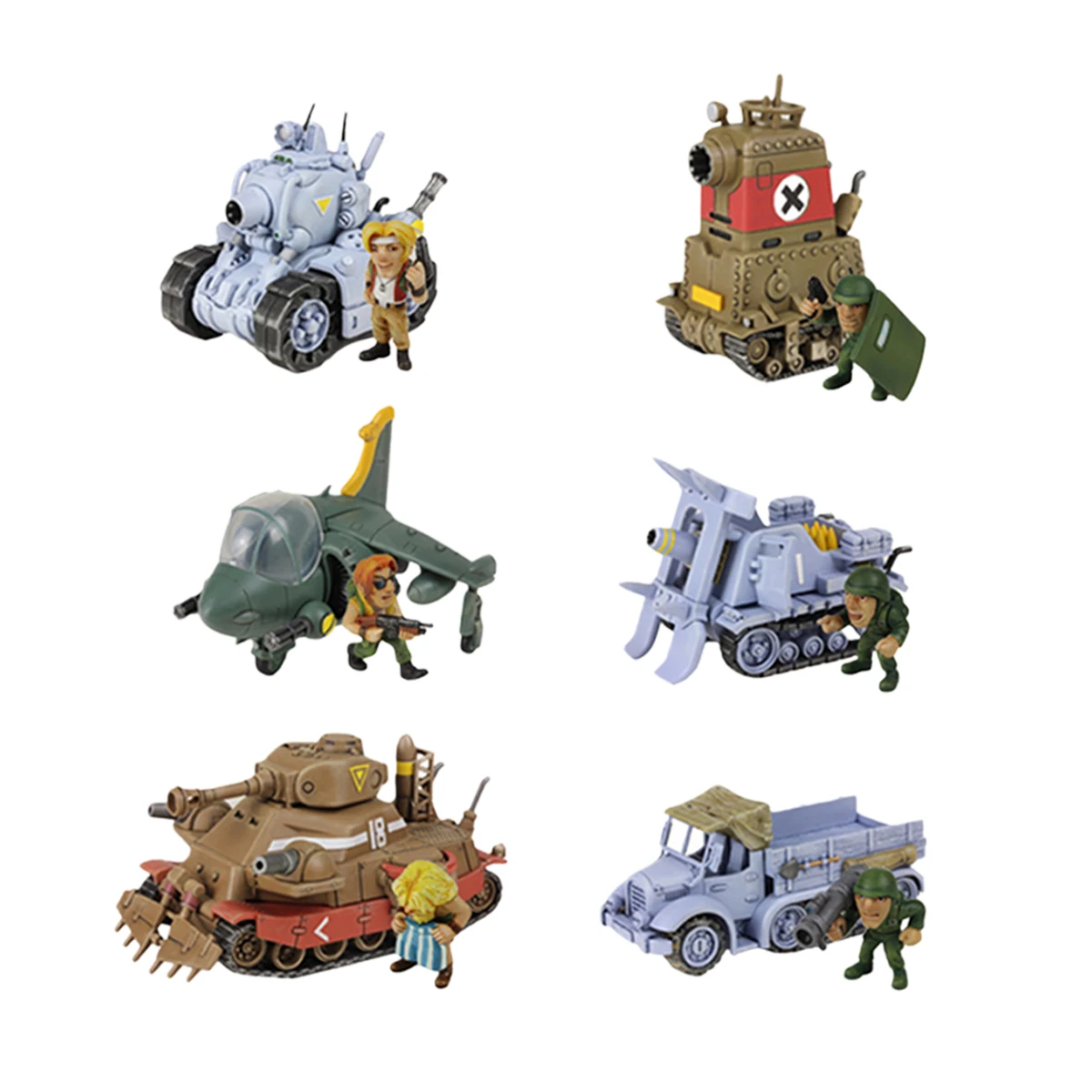 

HIPLAY Xinshi Model Metal Slug X 6‑Piece Set Assembly Model Kits