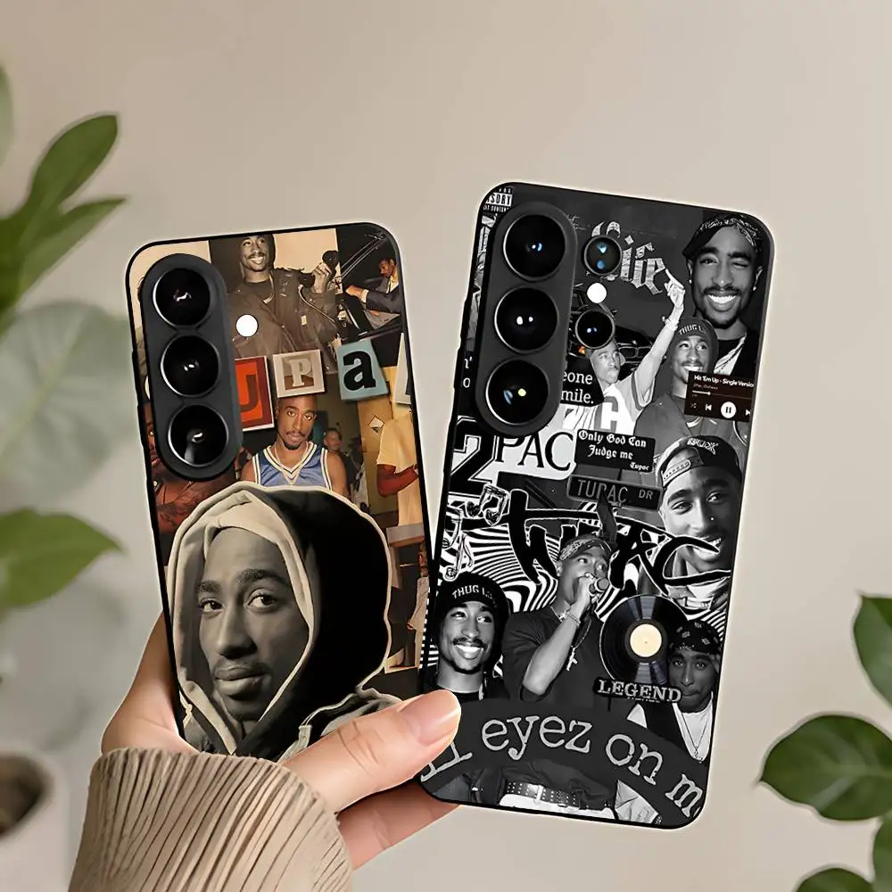 2Pac T-Tupac A-Amaru Shakur Silicone Phone Case For Samsung Galaxy S21 S22 S23 S24ULTRA S25ULTRA FE Ultra Plus5G A52S S26 Cover