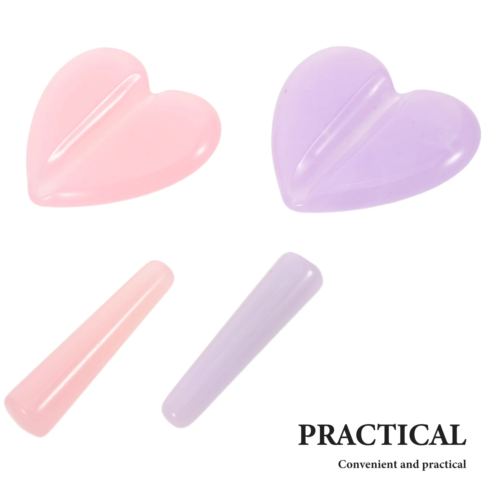 2er-Set Goldfolie Schmuckform geprägt Acryl Nail Art Rahmen Herzform Biegewerkzeug für DIY Maniküre Home Design Nagel