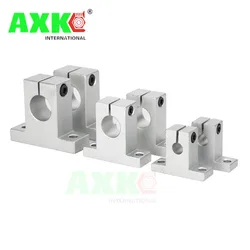 Asse ottico lineare SK supporto verticale telaio in lega di alluminio supporto asta lucidato SK/8mm-SK/60mm