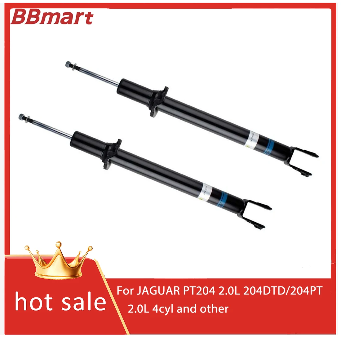 

T4A1997 BBmart Front L/R (standard) shock absorbers for JAGUAR PT204 2.0L 204DTD/204PT 2.0L 4cyl and other.
