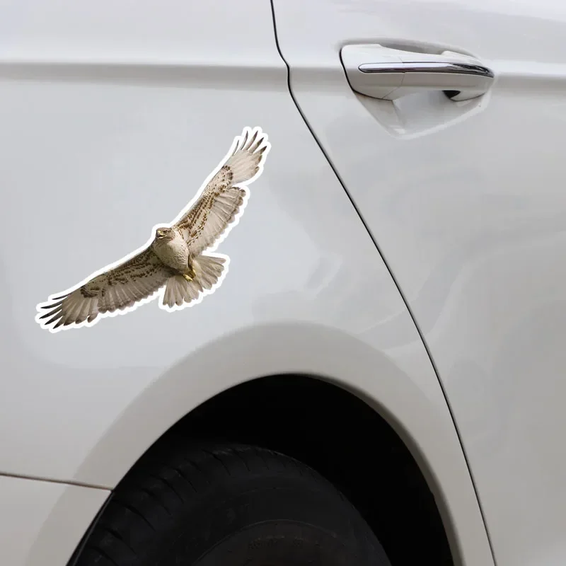 Etiqueta engomada decorativa del rasguño del coche del PVC del Animal del pájaro del Águila del cielo de la personalidad, alta calidad, 10cm