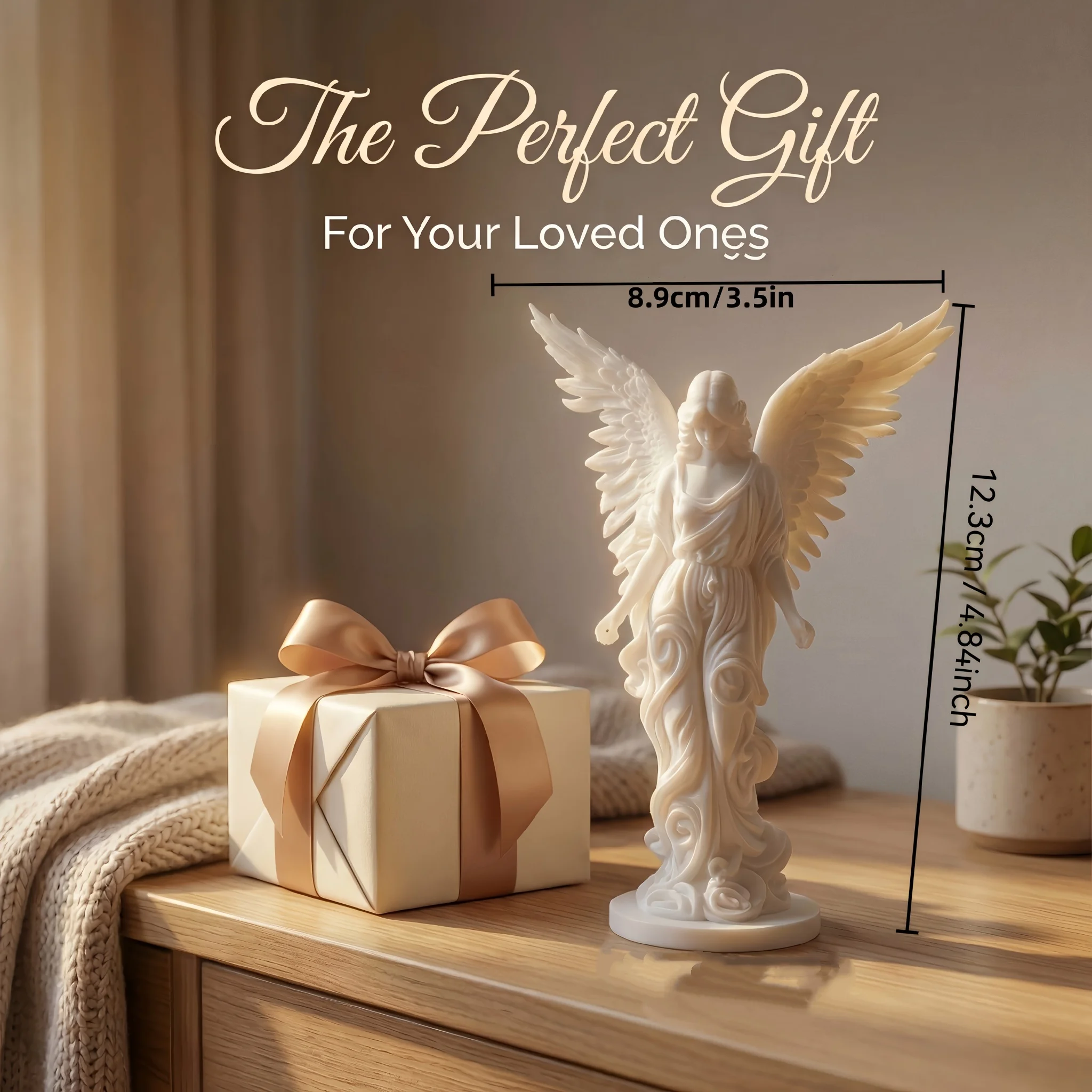 2-Piece Set of White Angel Sta - 3D Printing Mockup review and price