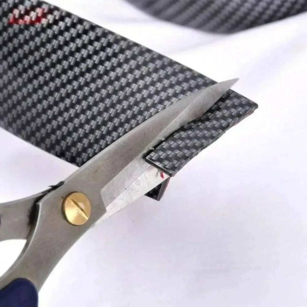 For Car Threshold Scratch Resistant Sticker Carbon Fiber Car Bumper Film Scratch Resistant Door Edge Protective Strip