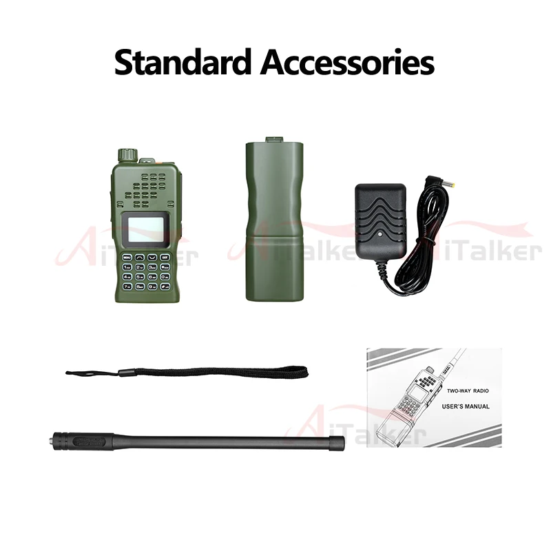 Baofeng AR-152 VHF UHF 햄 라디오, 휴대용 전술 게임 워키토키, AN /PRC-152 양방향 라디오, 15W 강력한 12000mAh 배터리