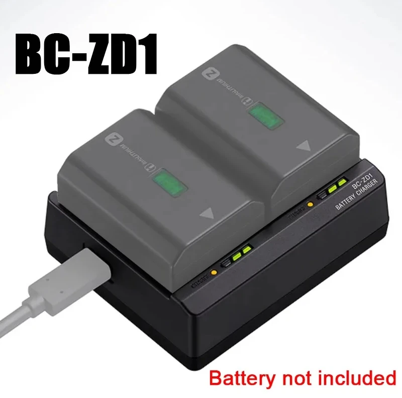 BC-ZD1 BCZD1 Battery Charger Dual-Source Battery Charger For SONY NP-FZ100 Battery a9 III/7R V/7 IV/ZV-E10M2 A7M3 6600 A9M2 7R3 - Image 2
