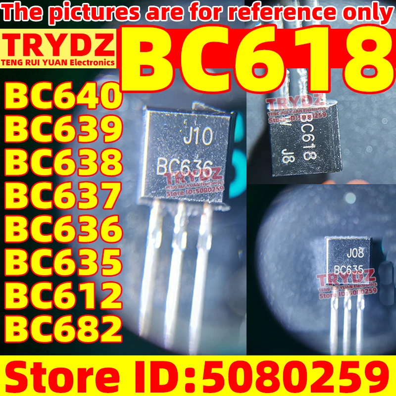 50-5pcs New BC618 BC640 BC639 BC638 BC637 BC636 BC635 BC612 BC682