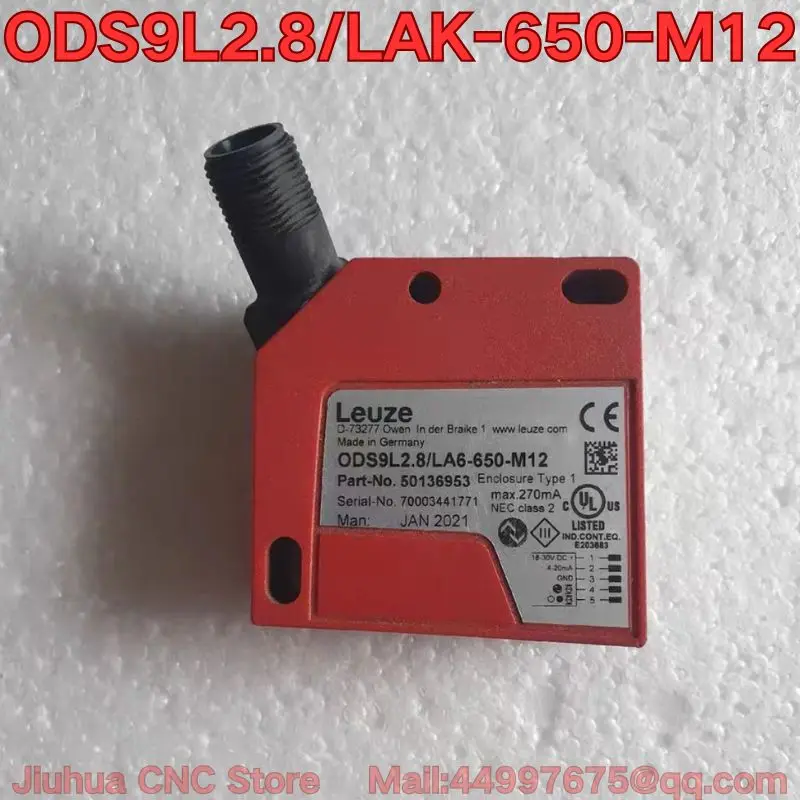 

Second-hand ODS9L2.8/LAK-650-M12 laser sensor function test is normal