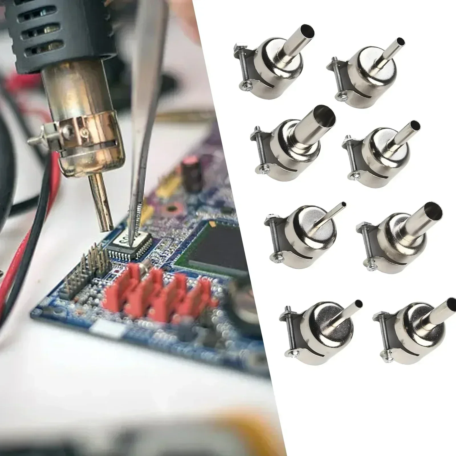 

850, универсальное круглое воздушное сопло, сварочный стол для разборки горячего воздуха, специальная головка сопла для воздушного пистолета для портативной тепловой пистолета