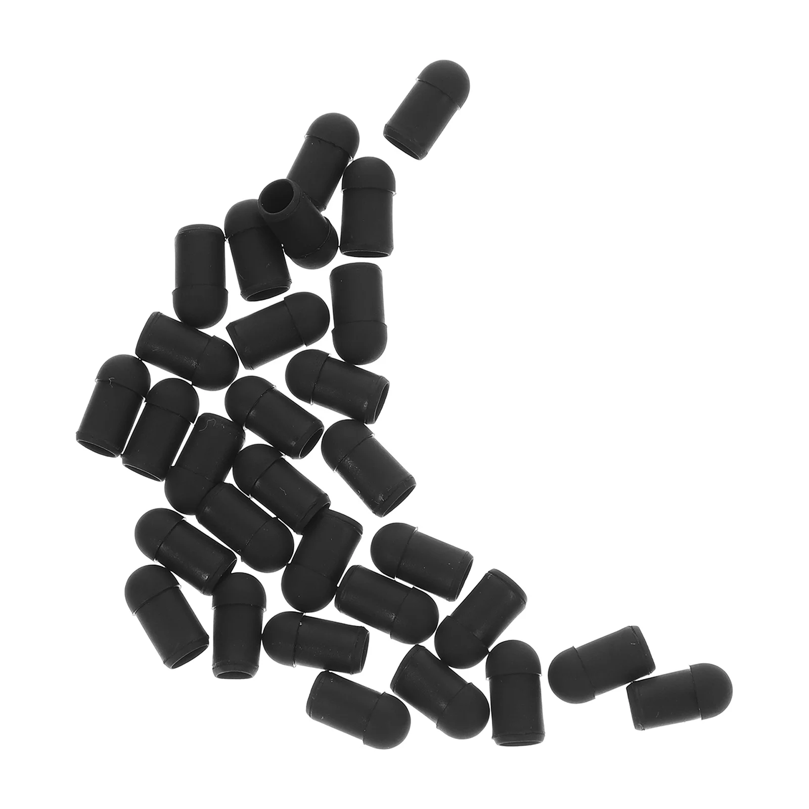 30 قطعة من أطراف القلم التي تعمل باللمس من السيليكون بالسعة لاستبدال أطراف القلم لشاشة اللمس والهواتف الذكية والأجهزة اللوحية وأجهزة الكمبيوتر المحمولة