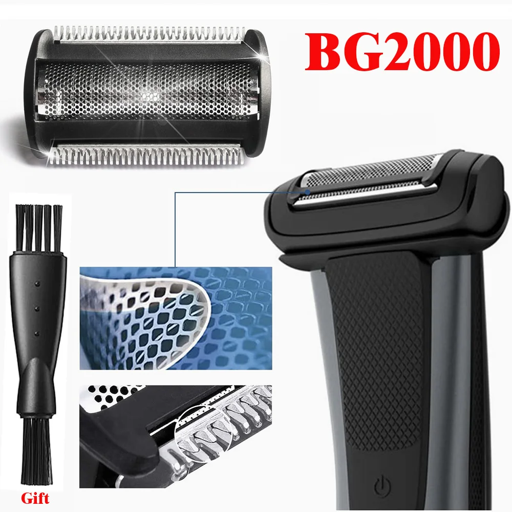 1/3/6 Pcs BG2000 Replacement Bodygroom Foil for BG7030 BG7040 BG2029 BG2030 BG2040 BG2039 BG2024 TT2022 Trimmer Shaver Foil Head