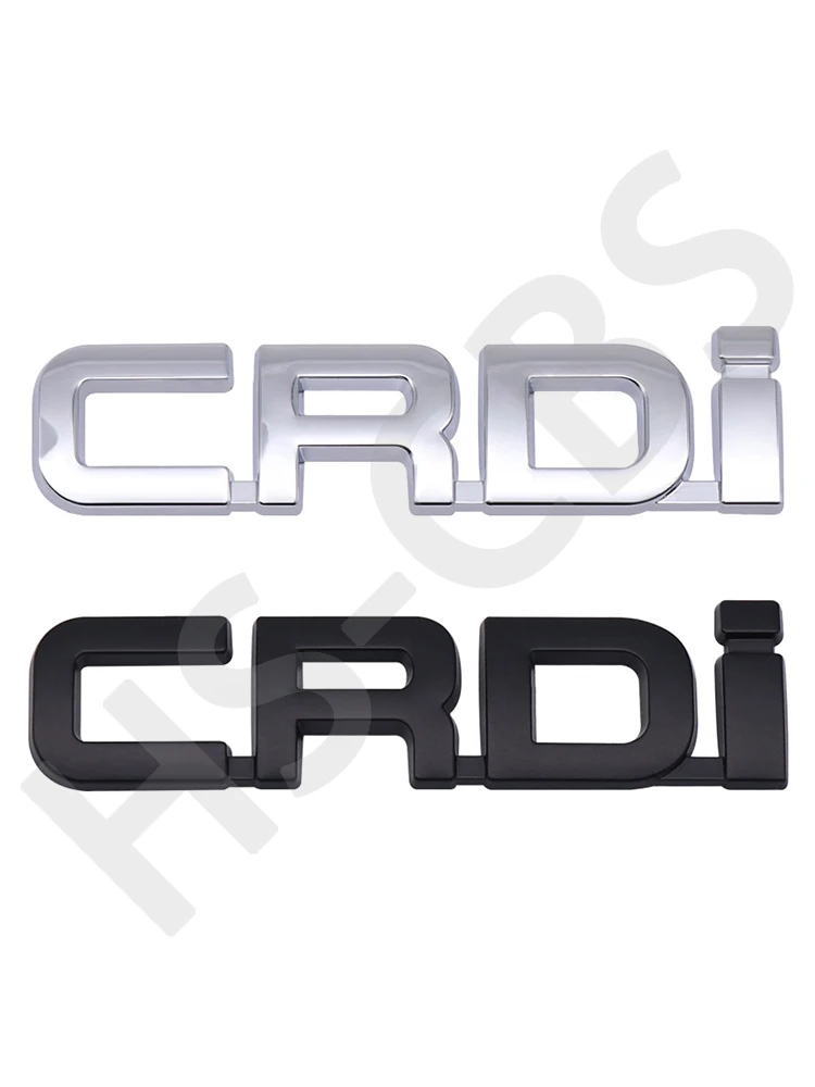 Badge de coffre arrière en métal 3D CRDI, Logo Taigate pour Hyundai Verna Celesta Elantra IX25 IX35 Tucson Santafe SONATA