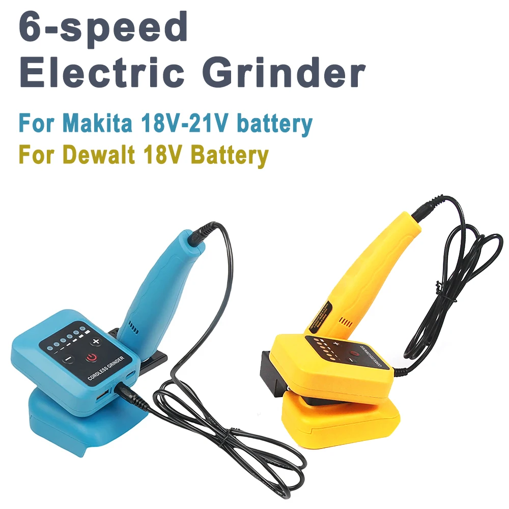 80w-ハンドヘルド電動グラインダー-18000rpm-無段階-6-速調整可能な研磨彫刻ツール-マキタ-デウォルト-リチウムイオンバッテリー用