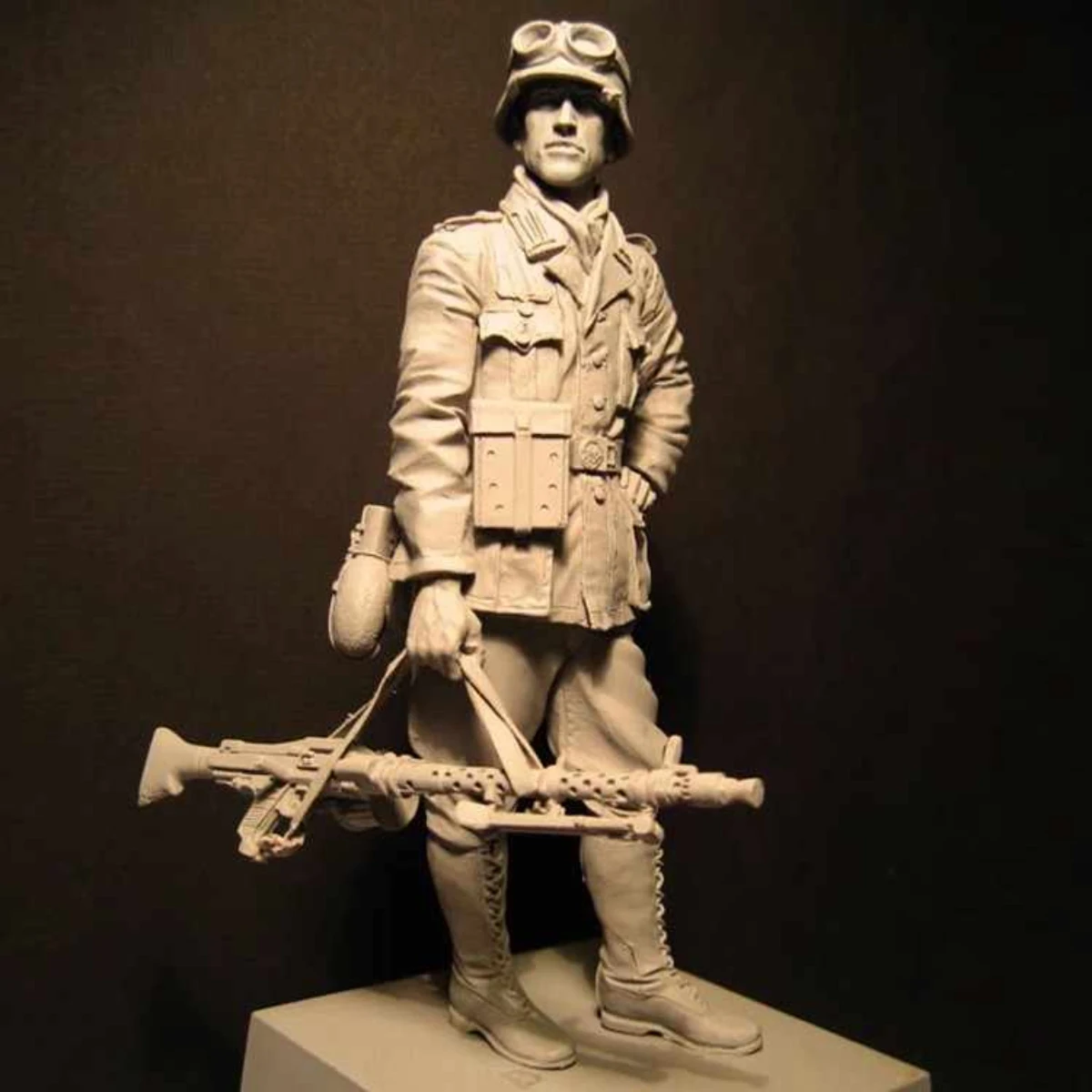 1/16 resin model kit - World War II African Army Infantry Commander - Unassembled and unpainted GK