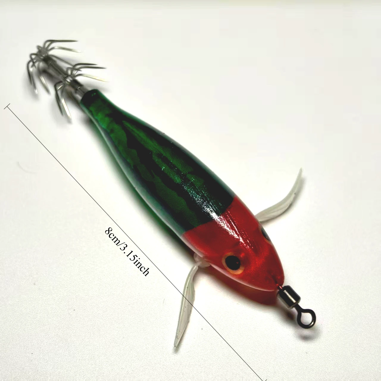 2 قطعة الحبار الأفقي التصيد إغراء مضيئة الحبار الرقص المياه المالحة الحبار الروبيان إغراء الحبار القفز الروبيان هوك الحبار الطعم