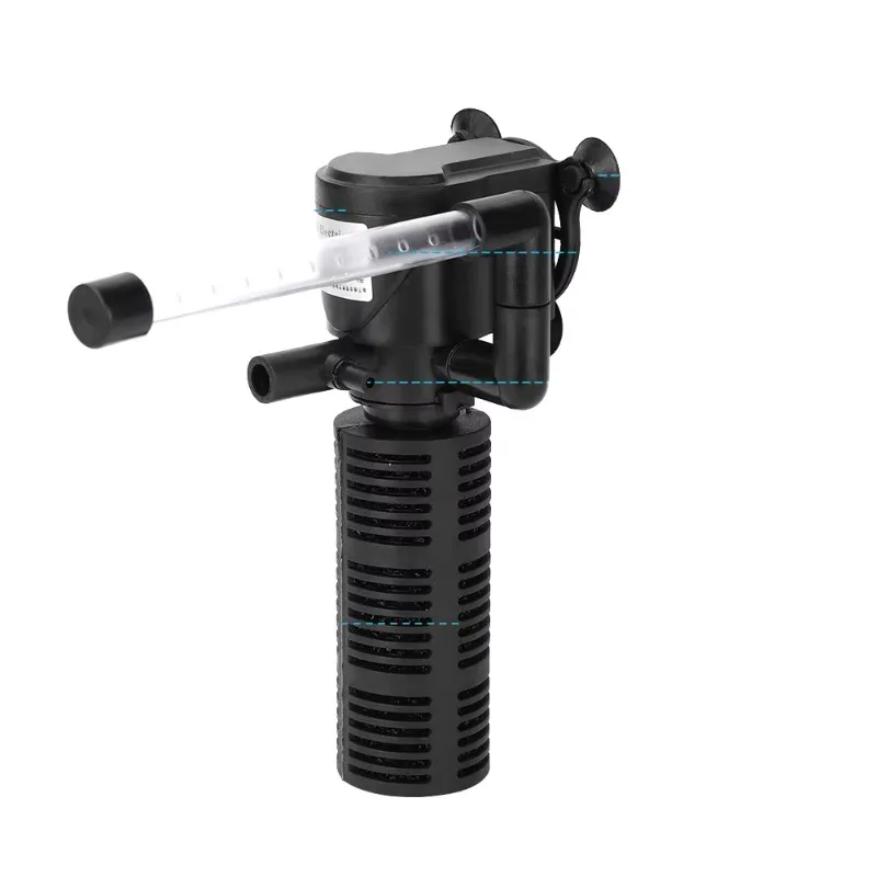 

Modern Eco-Friendly Plastic Ultra-Silent Mini Turtle Fish Tank Filter Deluge Type Three-in-One Oxygen Booster Aquarium Accessory