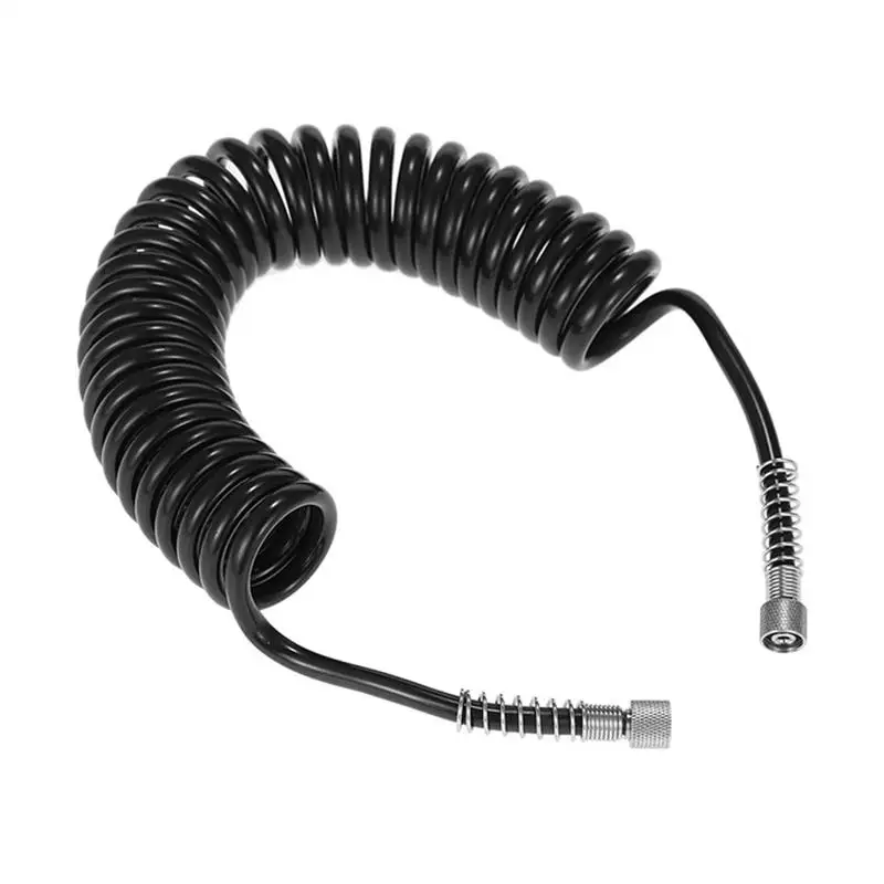 

спиральный воздушный шланг 1/8 дюйма Воздушный шланг с откидной спинкой для аэрографа 9,8 футов Комплект для сборки труб Комплект воздушной трубки Промышленный фитинг Замена Ремонт