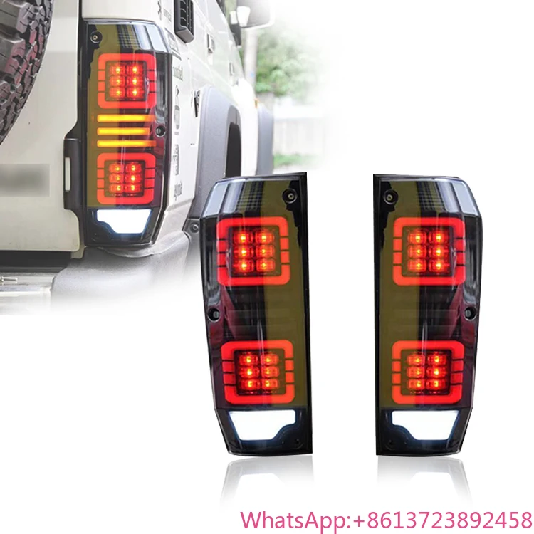 

DK Motion Car Modified Led Tail Lamp Lights for Land Cruiser LC76 LC79 LC70 1984 - 2020 Taillight Assembly