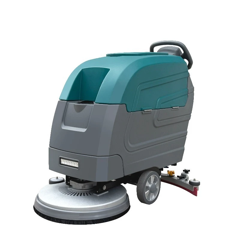 Floor Scrubber Dryer Cleaning Machine Automatic Walk Behind Commercial Battery Operated Floor Scrubber Machine