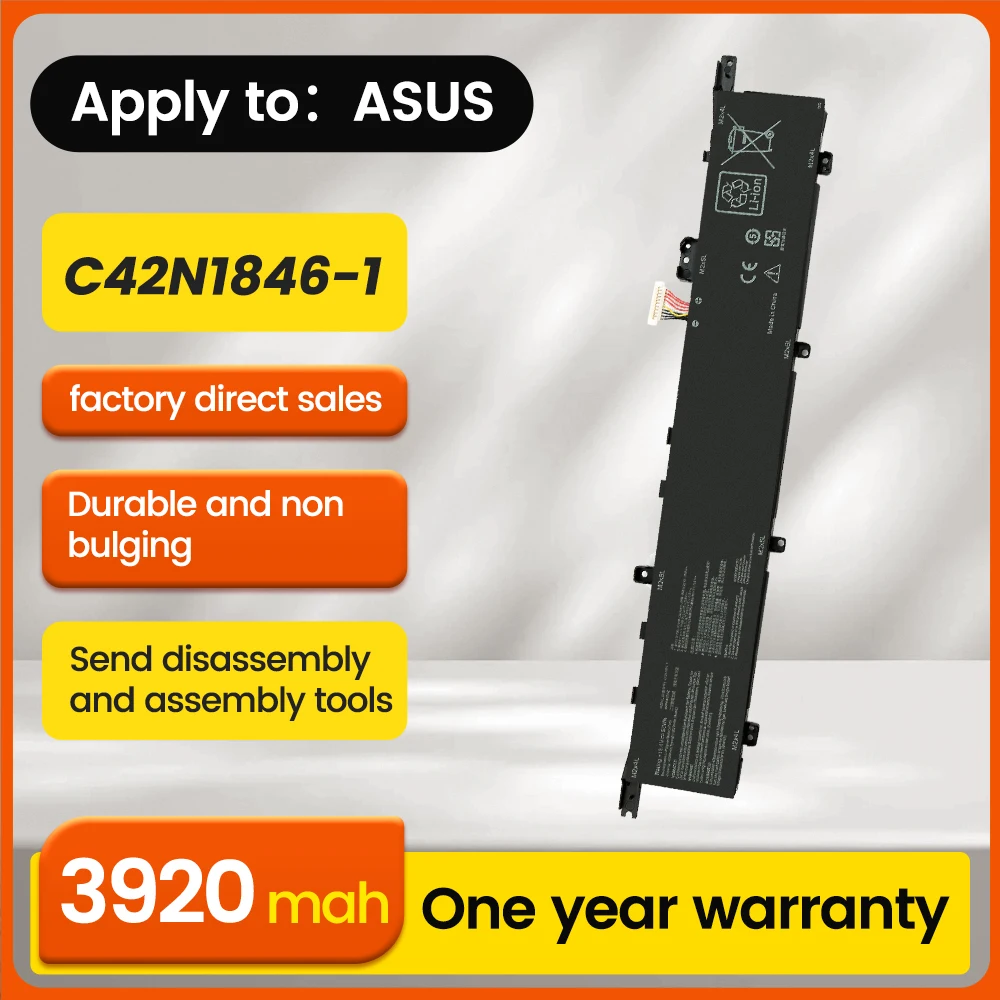 

BNN C42N1846-1 62Wh C42N1846 Laptop Battery For Asus Pro Duo UX581GV-XB94T UX581GV ZenBook UX581