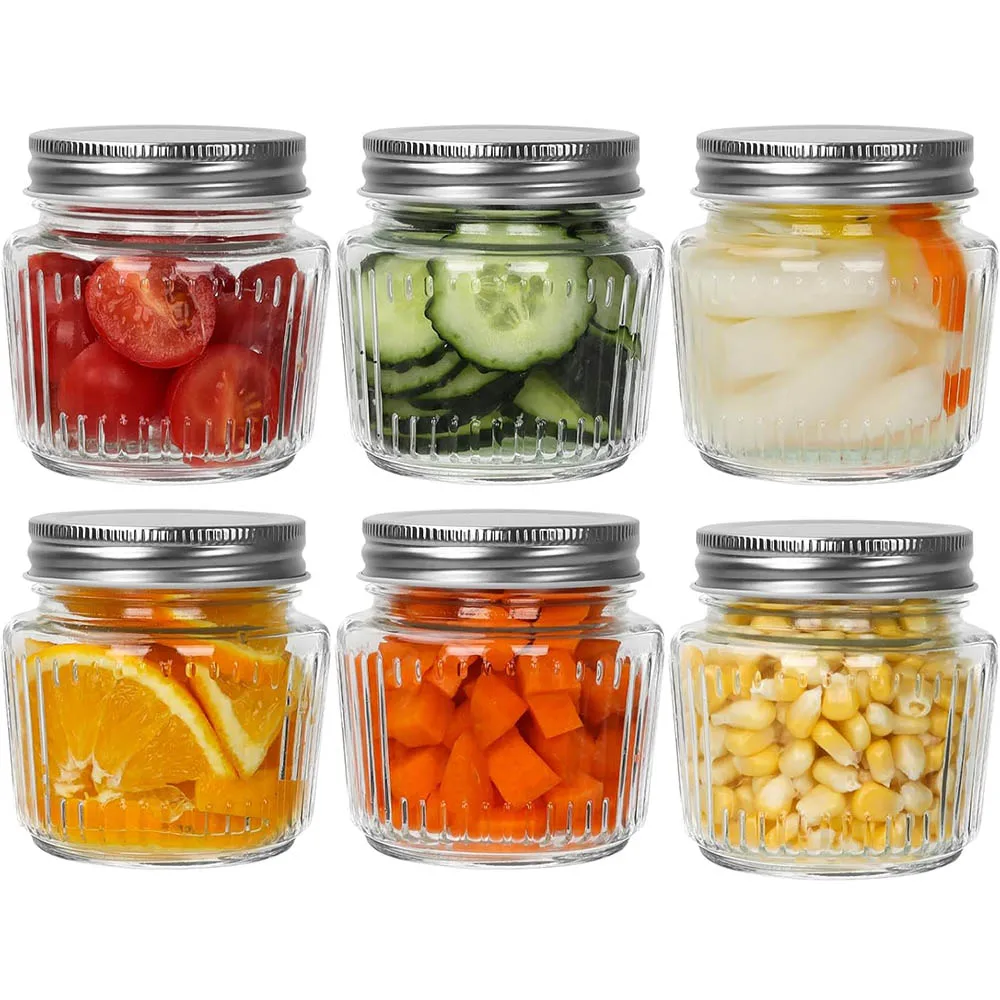 Glass Mason Jars with Lids-5/8oz Vintage Canning Jars,Pickling Jars for Jelly,Jam,Honey,Pickles,Spice,Preserver for Home Storage