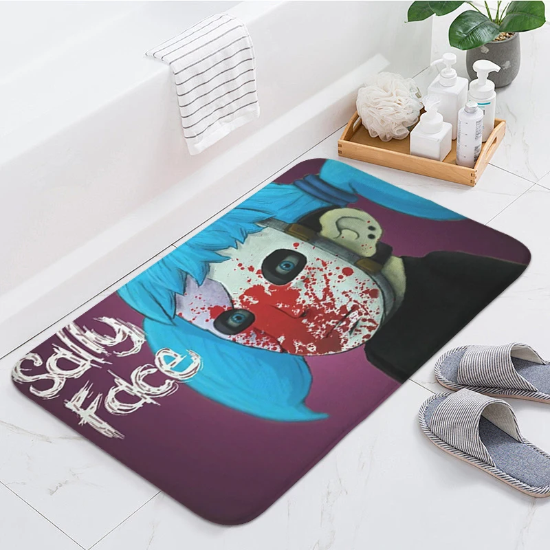 Bathroom Foot Mat Non-slip D-Sally D-Face Corridor Carpet for Kitchen Entrance Door Doormat Slip-resistant Hallway Rug Home