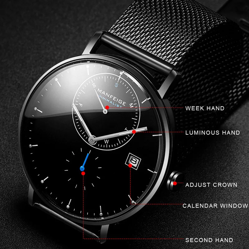 العلامة التجارية الفاخرة بسيطة موضة ساعة رياضية الصلب رجل ساعة كرونوغراف ساعات كوارتز للرجال ساعة اليد ساعة Relogi Masculino