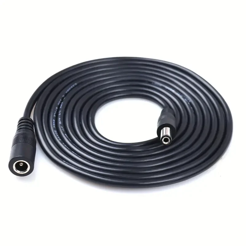 DC Extension Cable 3M 5M 10M 15M 20M 30M 50M 5.5x2.1mm Female to Male Plug 12V Power Adapter Cord For Home CCTV Camera LED Strip