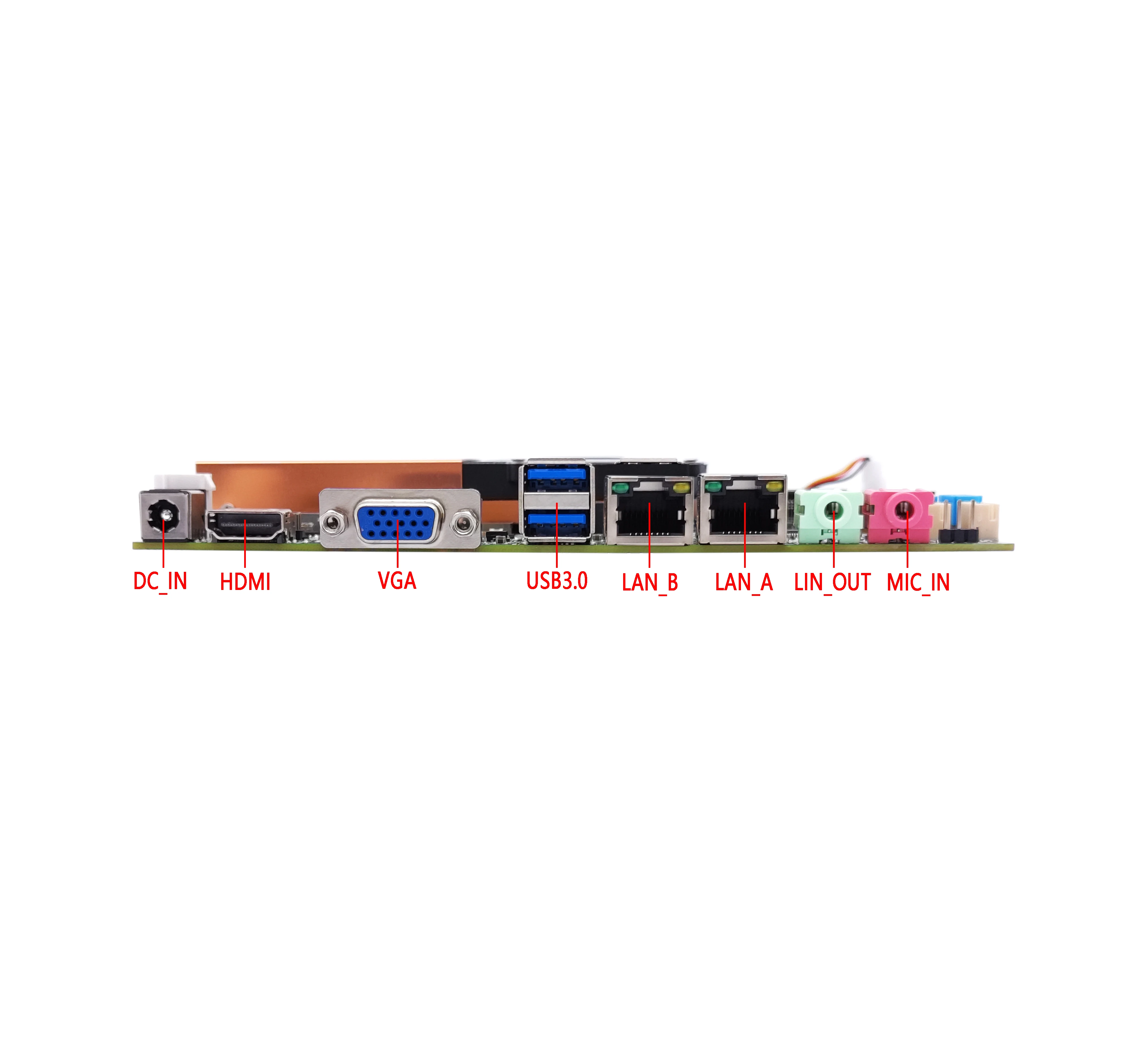 Factory X86 Mini-ITX Motherboard with  I7- 7500U/7600U DDR3 32GB VGA HD-MI EDP/LVDS for Industry Office Business Kiosk view 3