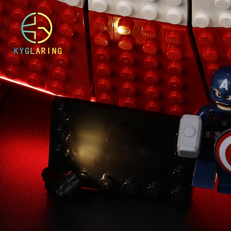 Kyglaring Led Light For 76262 Captained Americas Shield LED Kit Toys (NOT Include the Model)