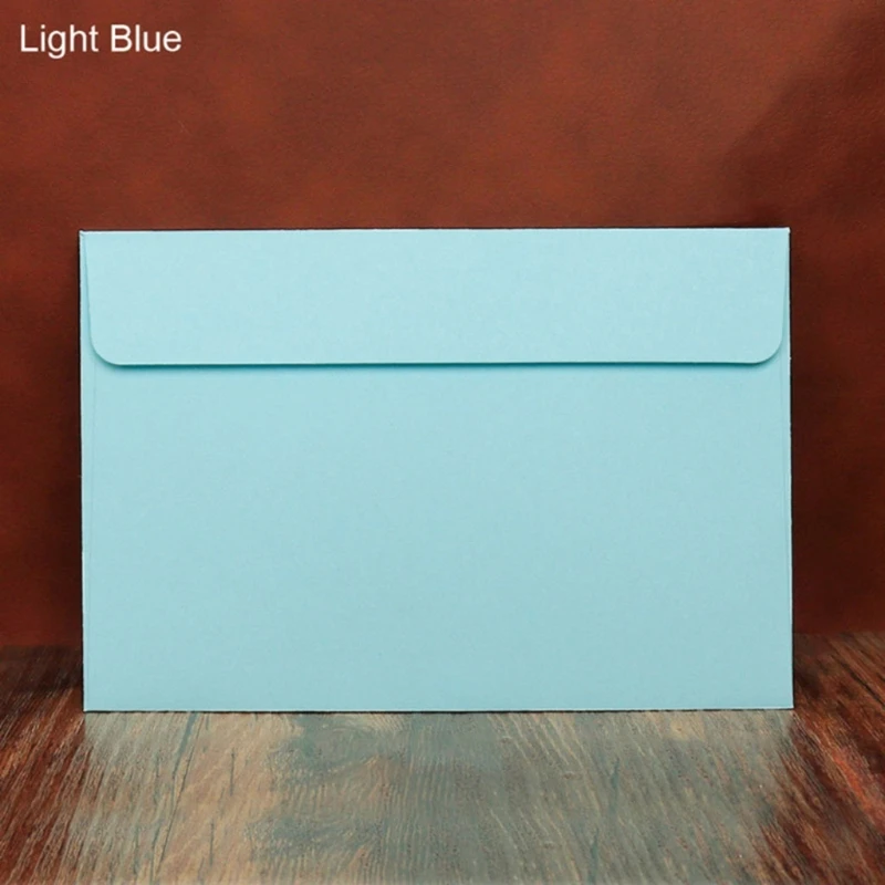 Bộ 10 Chiếc Phong Bì Giấy Kraft Retro Giấy Bưu Thiếp Mời Phong Bì