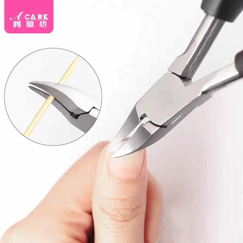 DX01/Eagle Nose Pliers/A1PQ0-Easy to Use Thick Hard Nail Scissors Nail Groove with Pointed Oblique Mouth Home Pedicure E